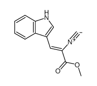 methyl (Z)-2-isocyano-3-[3(1H)-indolyl]acrylate Structure