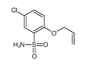 5-chloro-2-prop-2-enoxybenzenesulfonamide Structure