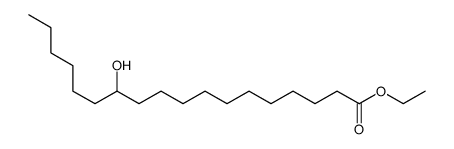 12-hydroxystearic acid ethyl ester Structure