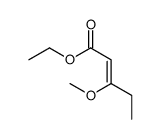ethyl 3-methoxypent-2-enoate结构式