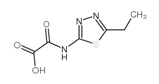 [(5-ethyl-1,3,4-thiadiazol-2-yl)amino](oxo)acetic acid Structure