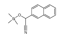 2-(naphthalen-2-yl)-2-[(trimethylsilyl)oxy]acetonitrile结构式