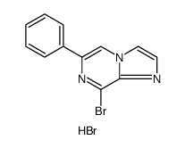8-Bromo-6-phenylimidazo[1,2-a]pyrazine hydrobromide结构式