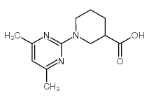 1-(4,6-dimethylpyrimidin-2-yl)piperidine-3-carboxylic acid Structure