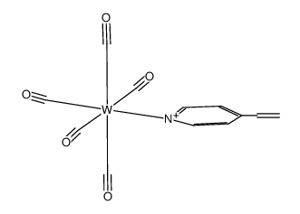 W(CO)5(4-vinylpyridine)结构式