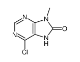 6-CHLORO-9-METHYL-7H-PURIN-8(9H)-ONE Structure