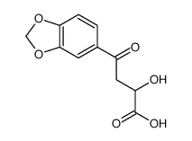 4-(1,3-benzodioxol-5-yl)-2-hydroxy-4-oxobutanoic acid Structure