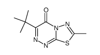 3-tert-Butyl-7-methyl-[1,3,4]thiadiazolo[2,3-c][1,2,4]triazin-4-one Structure