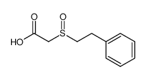 (phenethylsulfinyl)acetic acid Structure