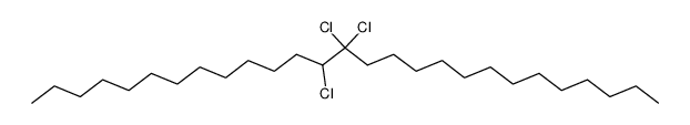 13,14,14-trichloro-heptacosane结构式
