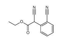 (o-cyano-phenyl) cyano acetic acid ethyl ester结构式