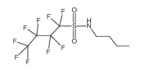N-butyl-1,1,2,2,3,3,4,4,4-nonafluorobutane-1-sulfonamide结构式