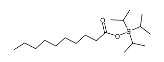 triisopropylsilyl decanoate结构式