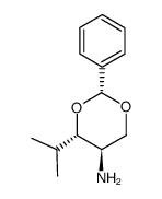 (2R,4S,5R)-(-)-5-amino-4-isopropyl-2-phenyl[1,3]dioxane结构式