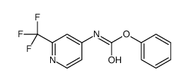 phenyl N-[2-(trifluoromethyl)pyridin-4-yl]carbamate Structure