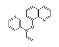 ethenyl-pyridin-3-yl-quinolin-8-yloxyborane结构式
