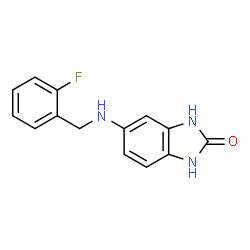 5-((2-FLUOROBENZYL)AMINO)-1,3-DIHYDRO-2H-BENZIMIDAZOL-2-ONE Structure