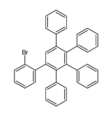 1-(2-bromophenyl)-2,3,4,5-tetraphenylbenzene结构式