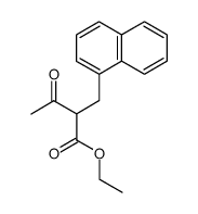 1-(ethoxycarbonyl)-1-(1-naphthylmethyl)-2-propanone结构式