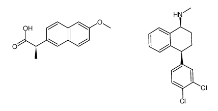 (R)-naproxen salt Structure