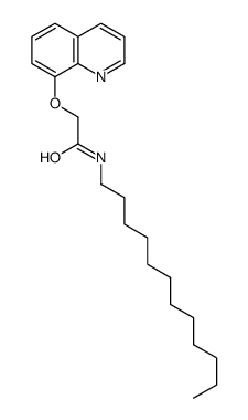 N-dodecyl-2-quinolin-8-yloxyacetamide Structure