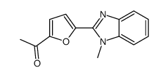1-[5-(1-methylbenzimidazol-2-yl)furan-2-yl]ethanone Structure