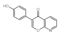 3-(4-hydroxyphenyl)pyrano[2,3-b]pyridin-4-one Structure