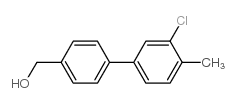 4-(3-Chloro-4-methylphenyl)benzyl alcohol结构式