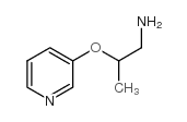 2-(PYRIDIN-3-YLOXY)PROPYLAMINE Structure