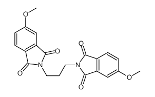 5-methoxy-2-[3-(5-methoxy-1,3-dioxoisoindol-2-yl)propyl]isoindole-1,3-dione结构式
