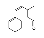 5-(cyclohexen-1-yl)-3-methylpenta-2,4-dienal结构式