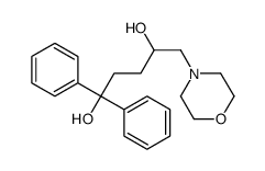 5-morpholin-4-yl-1,1-diphenylpentane-1,4-diol结构式