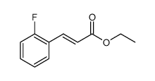 2-Propenoic acid, 3-(2-fluorophenyl)-, ethyl ester, (2E) Structure