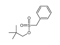 2,2-dimethylpropyl phenylmethanesulfonate Structure