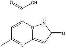 1,2-dihydro-5-methyl-2-oxo-pyrazolo[1,5-a]pyrimidine-7-carboxylic acid Structure