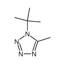 1-Tert-butyl-5-methyl-1H-tetrazol Structure