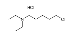 5-氯-N,N-二乙基-1-戊胺盐酸盐结构式