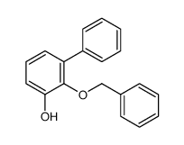 3-phenyl-2-phenylmethoxyphenol结构式