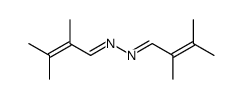 (E,E)-bis-(2,3-dimethyl-but-2-enylidene)-hydrazine Structure