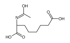 (2R)-2-acetamidooctanedioic acid结构式