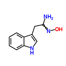 N'-Hydroxy-2-(1H-indol-3-yl)ethanimidamide Structure