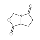 Dioxo-(1,5) pyrrolidino<2,1-c> oxazolidine结构式