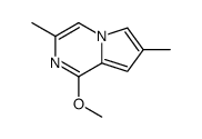 Pyrrolo[1,2-a]pyrazine, 1-methoxy-3,7-dimethyl- (9CI) structure