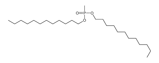 1-[dodecoxy(methyl)phosphoryl]oxydodecane结构式