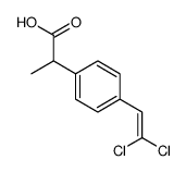 2-(4-(2,2-dichlorovinyl)phenyl)propionic acid Structure