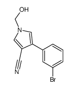 4-(3-BROMOPHENYL)-1-(HYDROXYMETHYL)-1H-PYRROLE-3-CARBONITRILE picture