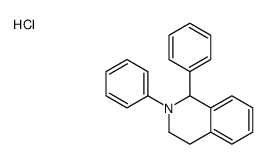 1,2-diphenyl-3,4-dihydro-1H-isoquinoline,hydrochloride结构式