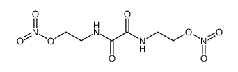 N,N'-bis(2-nitrooxyethyl)oxalamide结构式