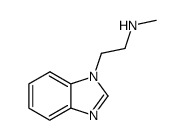 1-(2-methylamino-ethyl)-1H-benzo[d]imidazole结构式