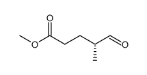 Methyl (4R)-4-methyl-5-oxopentanoate结构式